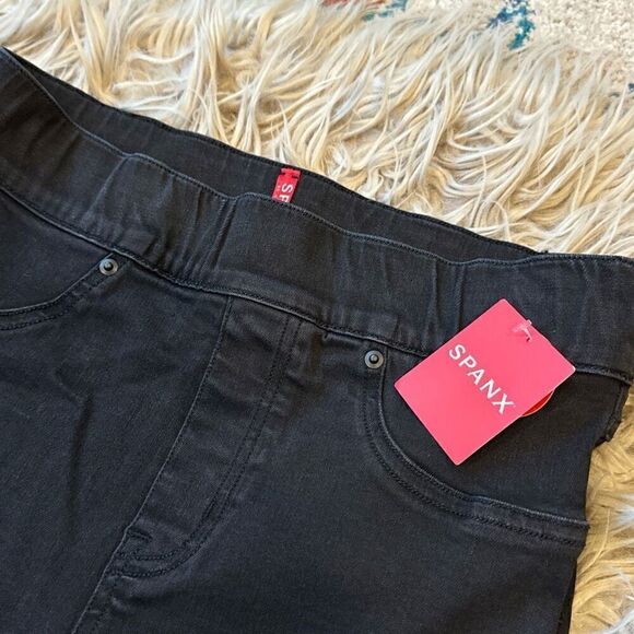 NWT Spanx distressed skinny jean jeggings size small - Picture 2 of 6